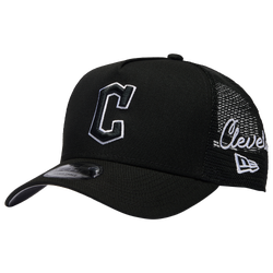 Adult - New Era C League 940AF Script Trucker Cap - Black