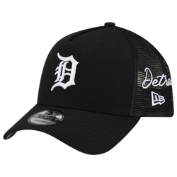 Adult - New Era Tigers 940AF Script Trucker Cap - Black