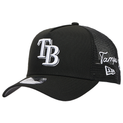Adult - New Era Rays 940AF Script Trucker Cap - Black