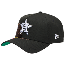 Adult - New Era Astros 940 A Frame Eagle Cap - Black