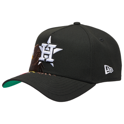 New Era Womens Houston Astros Astros 940 A Frame Eagle Cap - Adult - Black