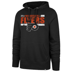 Men's - 47 Brand Flyers Black Line Headline Hoodie - Jet Black