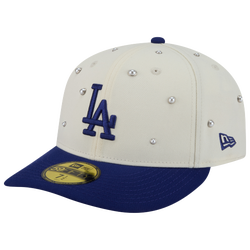 Men's - New Era Dodgers F1 59FIFTY Cap - Blue/Chalk White