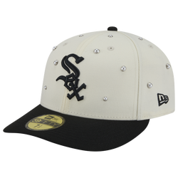 Men's - New Era White Sox F1 59FIFTY Cap - Chalk White/Black