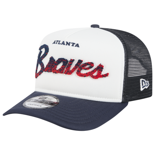  - New Era Braves F1 9FIFTY A-Frame Cap - Chalk White/Navy