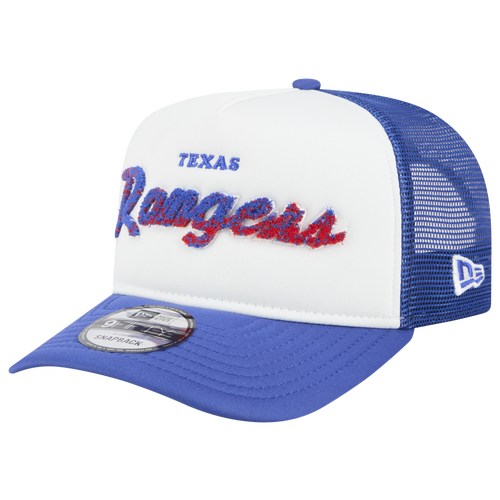  - New Era Rangers F1 9FIFTY A-Frame Cap - Chalk White/Blue