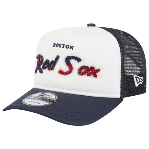  - New Era Red Sox F1 9FIFTY A-Frame Cap - Chalk White/Navy