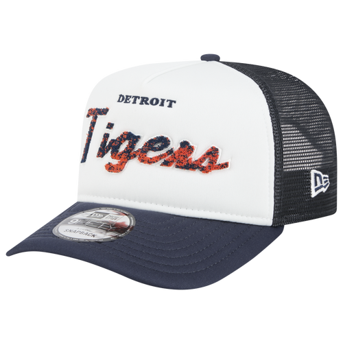  - New Era Tigers F1 9FIFTY A-Frame Cap - Chalk White/Navy