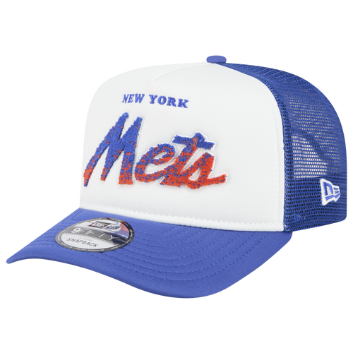  - New Era Mets F1 9FIFTY A-Frame Cap - Chalk White/Blue