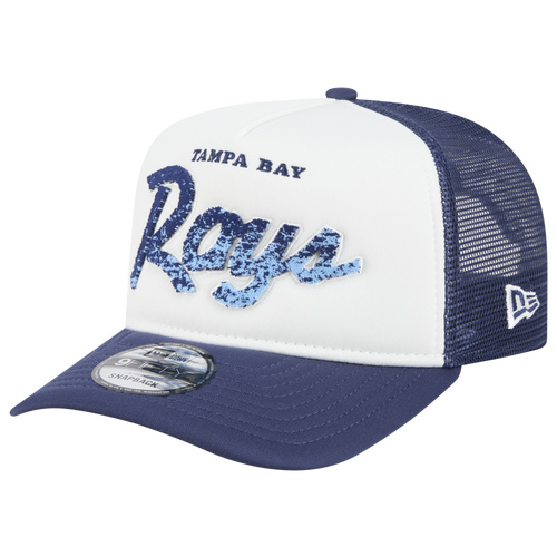  - New Era Rays F1 9FIFTY A-Frame Cap - Chalk White/Blue