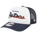 New Era Astros F1 9FIFTY A-Frame Cap - New Era Chalk White/Navy