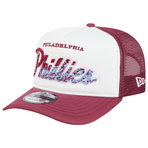  - New Era Phillies F1 9FIFTY A-Frame Cap - Chalk White/Red