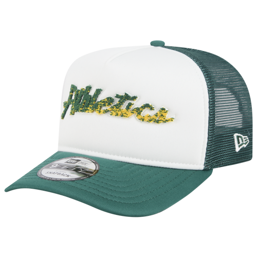  - New Era Athletics F1 9FIFTY A-Frame Cap - Chalk White/Green