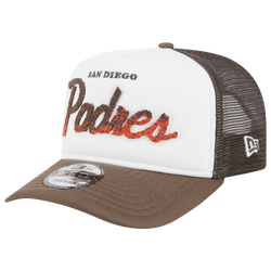 Men's - New Era Padres F1 9FIFTY A-Frame Cap - Chalk White/Brown