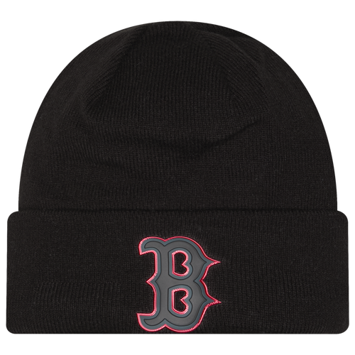  - New Era Red Sox Knit Chrome Cap - Black/Red