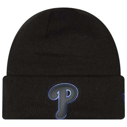  - New Era Phillies Knit Chrome Cap - Blue/Black