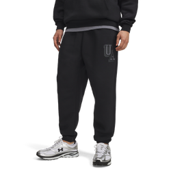 Men's - Under Armour Icon Fleece Graphic Joggers - Black/Black
