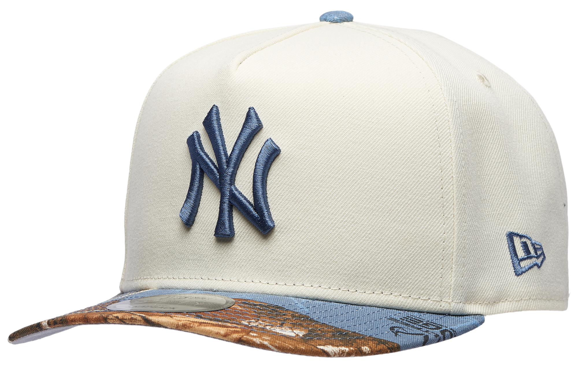 New Era Yankees 950AF RealTree Blue Cap - Men's | Foot Locker
