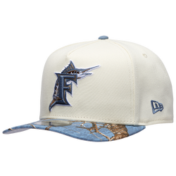 Men's - New Era Marlins 950AF RealTree Blue Cap - Chrome/Realtree Camo