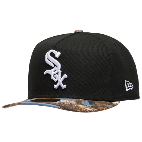 MENS - New Era White Sox 950AF RealTree Blue Cap - Black/Realtree Camo
