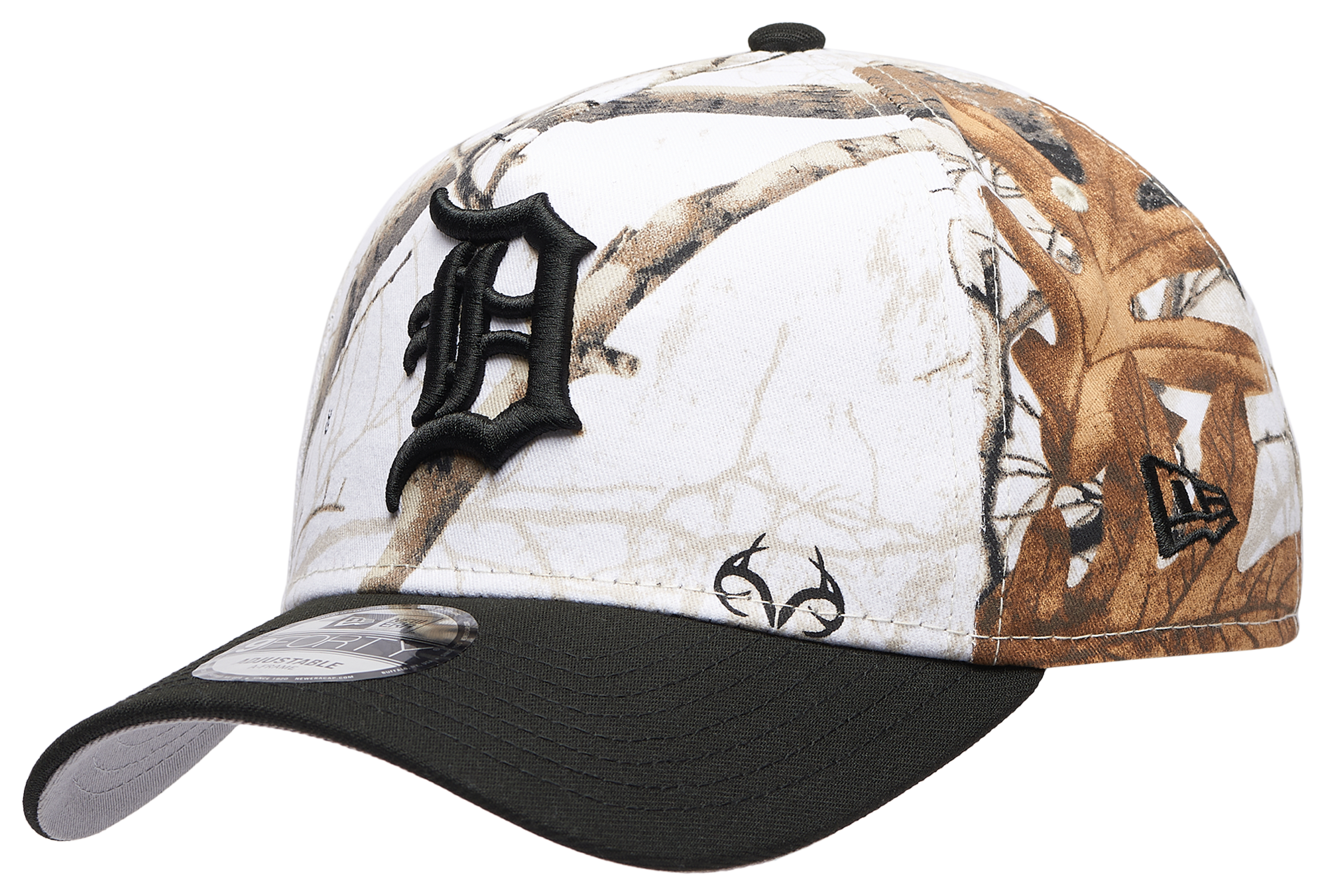 New Era Tigers 940 A-Frame Snow RealTree Cap - Adult