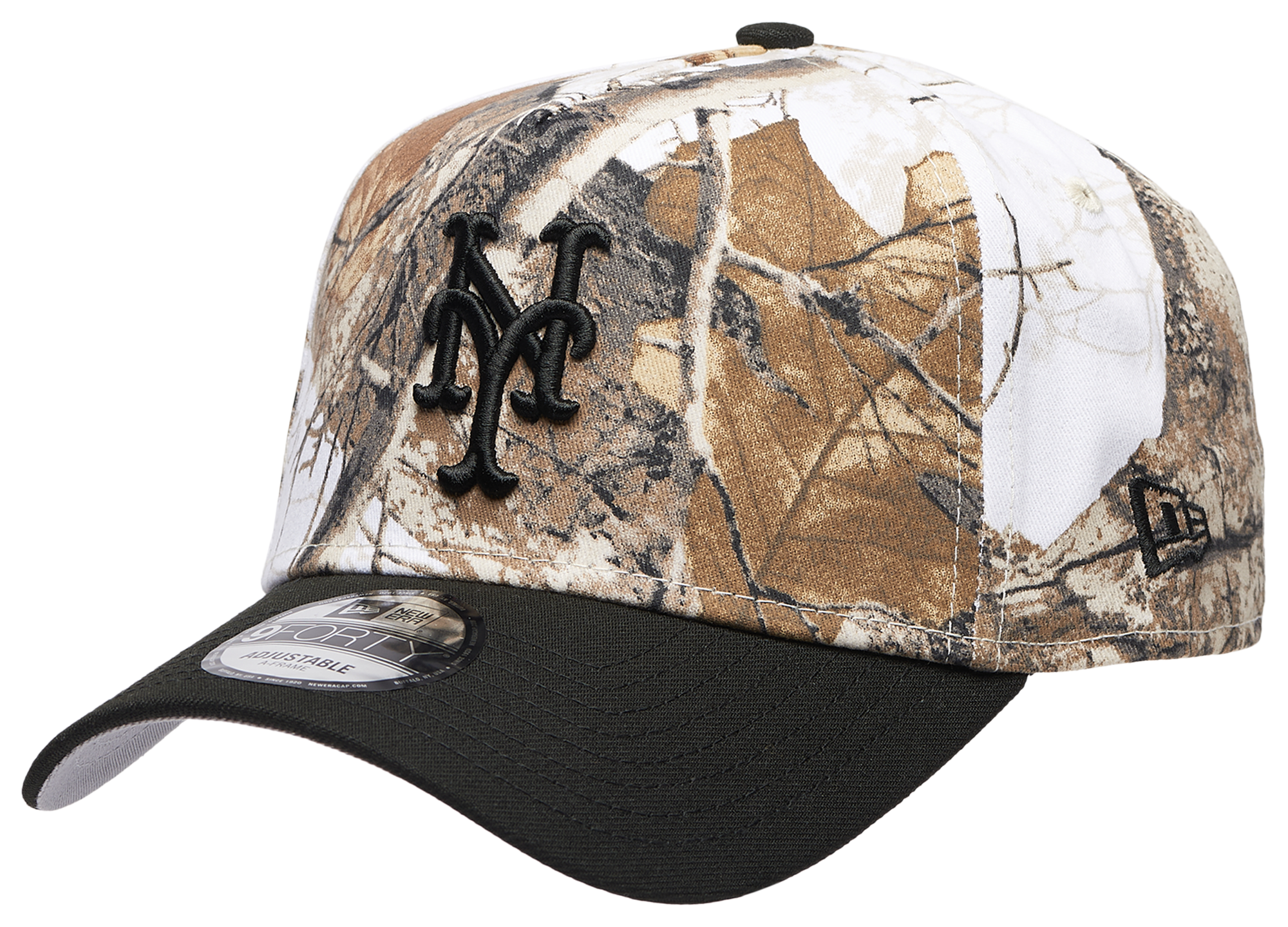 New Era Mets 940 A-Frame Snow RealTree Cap - Adult