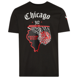 Men's - New Era Bulls Short Sleeve T-Shirt - Black
