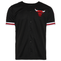 New Era Bulls Custom Jersey -  Black