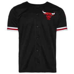 Men's - New Era Bulls Custom Jersey - Black