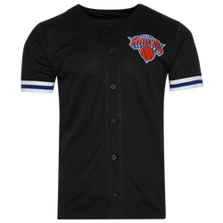 Men's - New Era Knicks Custom Jersey - Black