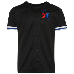 Men's - New Era 76ers Custom Jersey - Black
