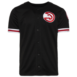 Men's - New Era Hawks Custom Jersey - Black
