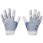 White/Carolina Blue/Metallic Silver