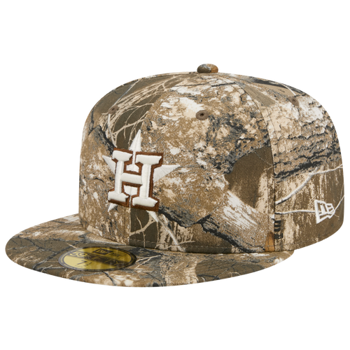 New Era Astros 59FIFTY Cap - New Era Real Tree Print/White