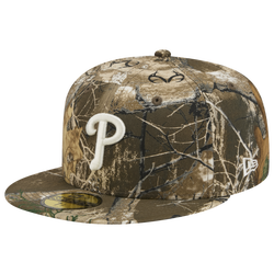 Men's - New Era Braves 59FIFTY Cap - Olive