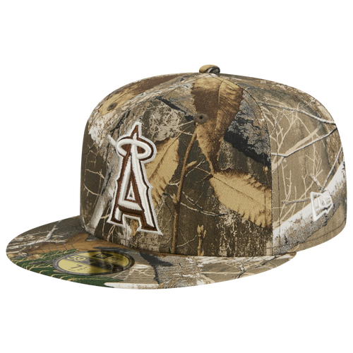 New Era Mens Color Basic 5950 Anaang Cap - Olive