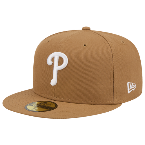 New Era Mens Braves 59FIFTY Cap - Brown