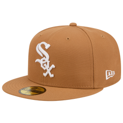 Men's - New Era White Sox 59FIFTY Cap - Bronze/White