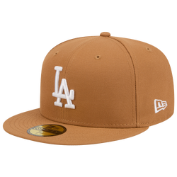 Men's - New Era Dodgers 59FIFTY Cap - Bronze/White