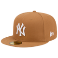 New Era Yankees 59FIFTY Cap - New Era White/Bronze