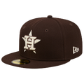 New Era Astros 59FIFTY Cap - New Era Brown/White