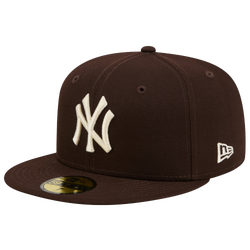 Men's - New Era Yankees 59FIFTY Cap - Brown/White