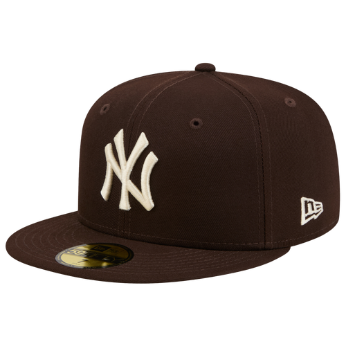 New Era Yankees 59FIFTY Cap - New Era Brown/White