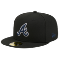 New Era Braves 59FIFTY Cap - New Era Navy/Black