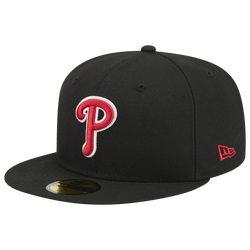 Men's - New Era Braves 59FIFTY Cap - Black