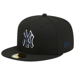 Men's - New Era Yankees 59FIFTY Cap - Black/Navy