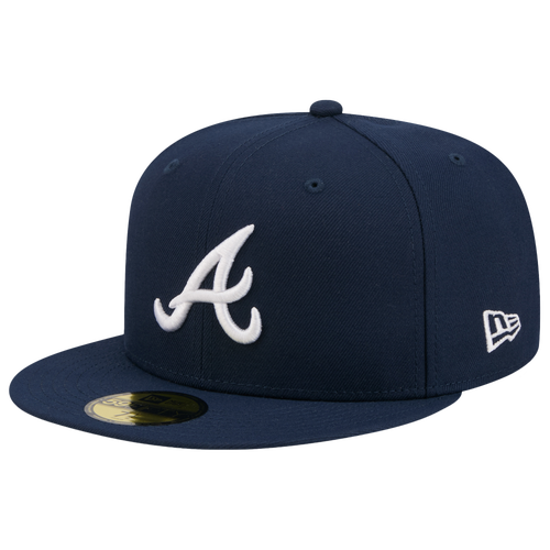  - New Era Braves 59FIFTY Cap - Obsidian/White