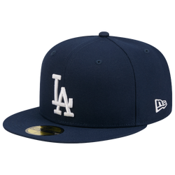 Men's - New Era Dodgers 59FIFTY Cap - Obsidian/White