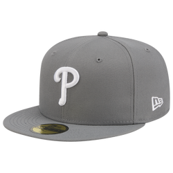 Men's - New Era Braves 59FIFTY Cap - Grey