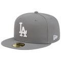 New Era Dodgers 59FIFTY Cap - New Era Steel Grey/White